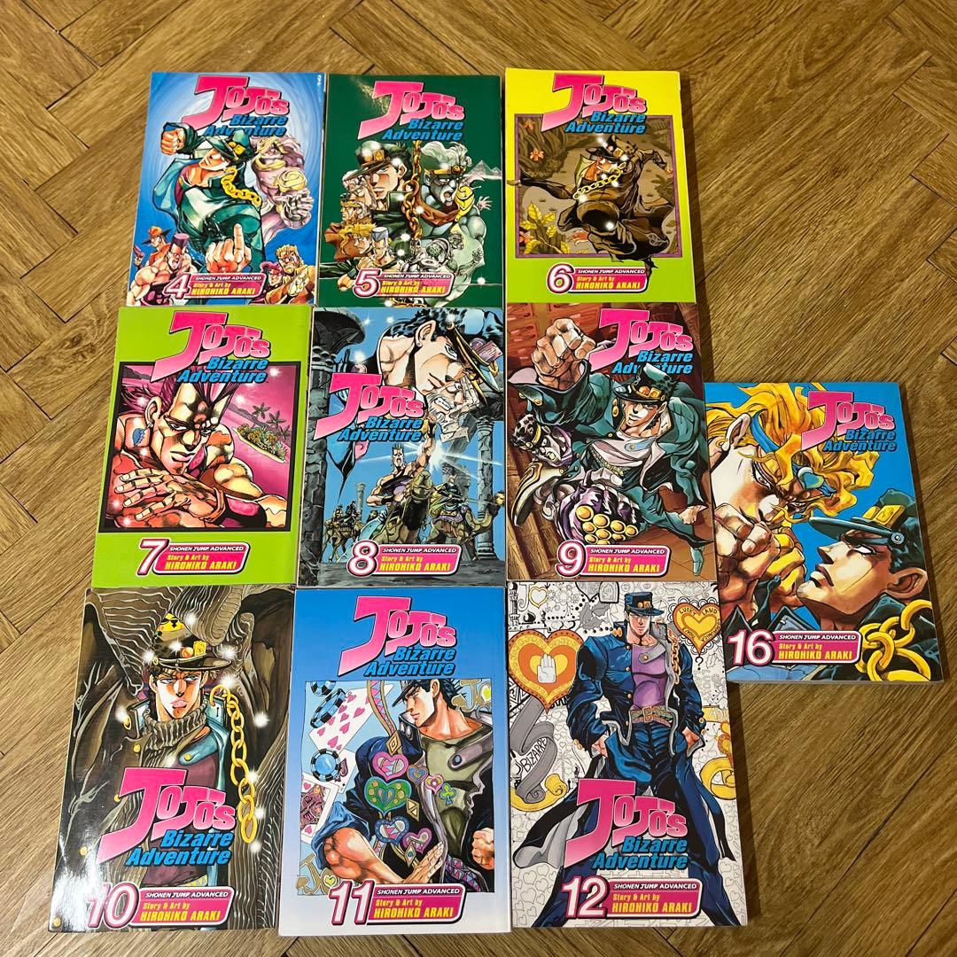 ジョジョの奇妙な冒険　3部　英語版　10冊　即購入可能