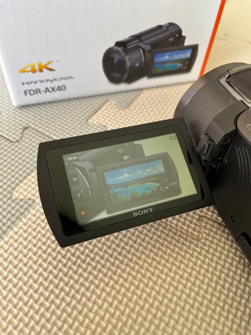SONY デジタル4Kビデオカメラレコーダー　FDR-AX40