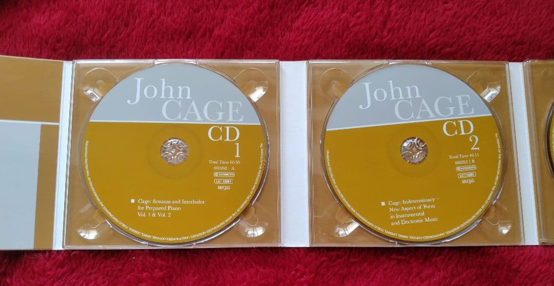 ジョン・ケージ　
3 Original Albums