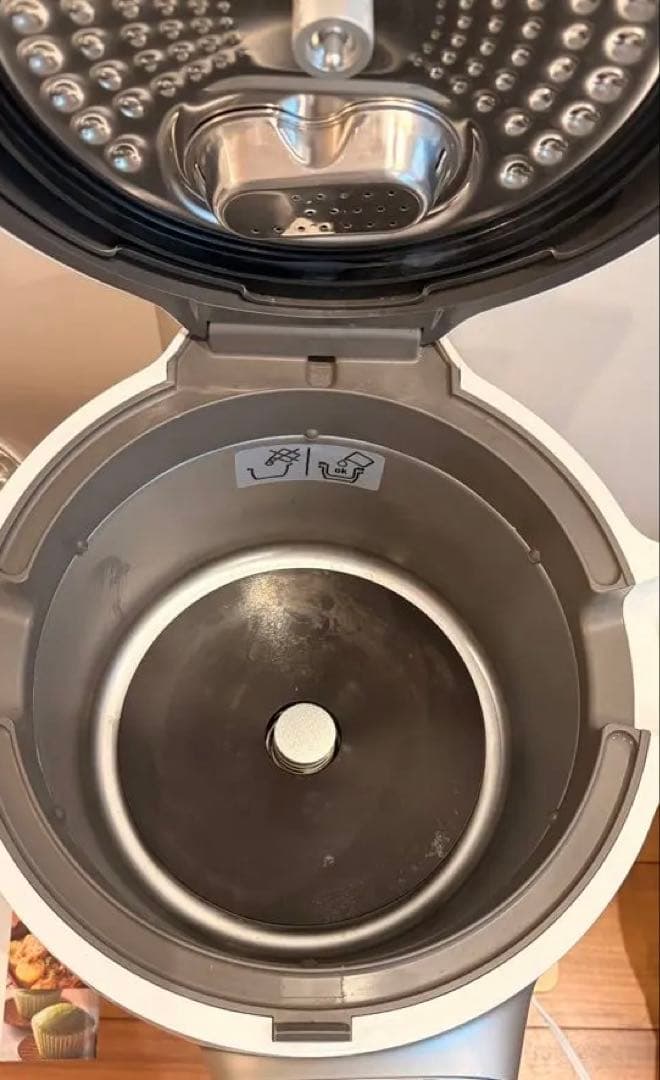 T-fal Cook4me Express 6L 電気圧力鍋 ホワイト　使用浅