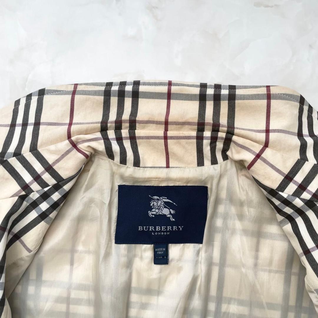 【稀少★】BURBERRY　ノバチェックトレンチコート　ライトアウター M相当