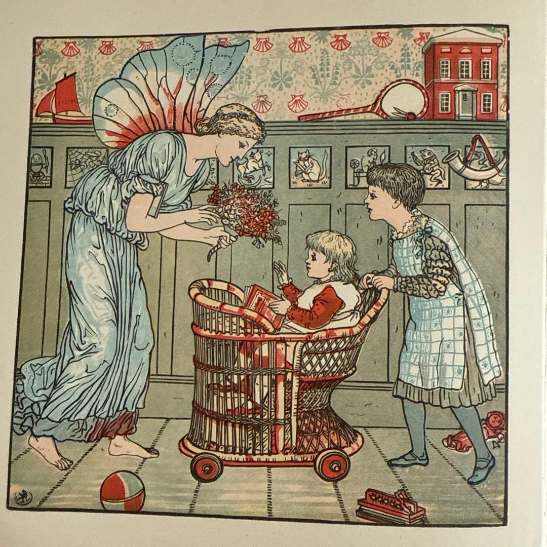 難有1881年アンティーク挿絵を味わう絵本イギリス洋書ジャンクジャーナル古書
