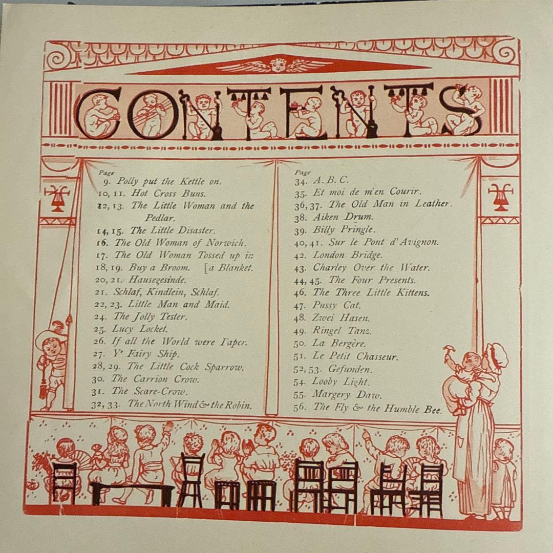 難有1881年アンティーク挿絵を味わう絵本イギリス洋書ジャンクジャーナル古書
