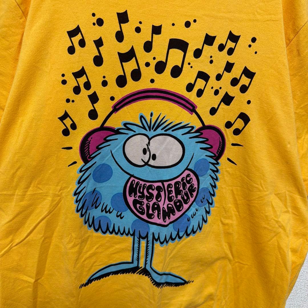 ヒステリックグラマー ケビンライオンズ コラボ Tシャツ L 音符 モンスター