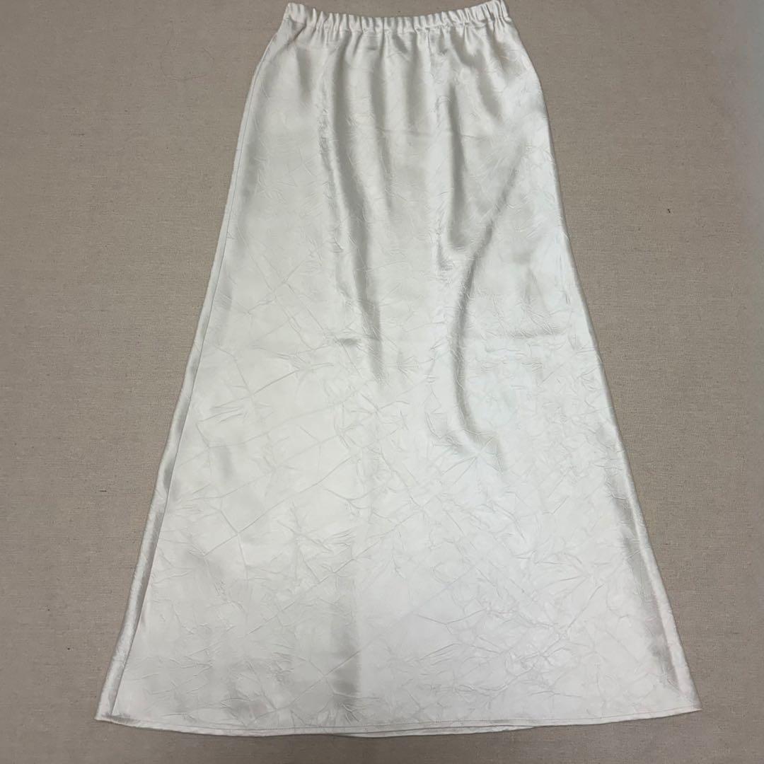 LOWRYS FARM ローリーズファーム　ストレッチサテンスカート　S