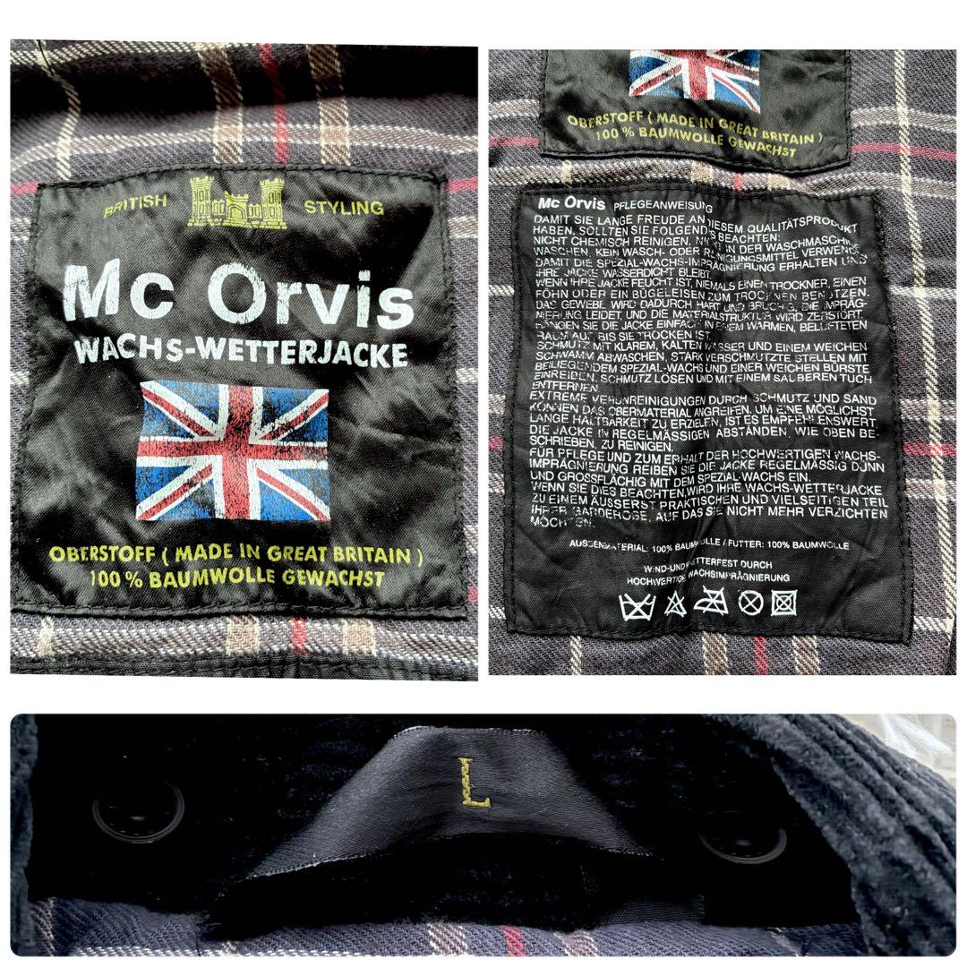 barbour 工場製 “Mc Orvis” オイルドジャケット 英国製
