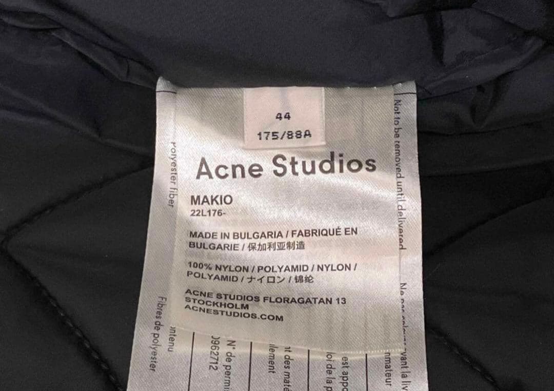 w*n様 ACNE STUDIOS MA-1 BOMBER JACKET mak