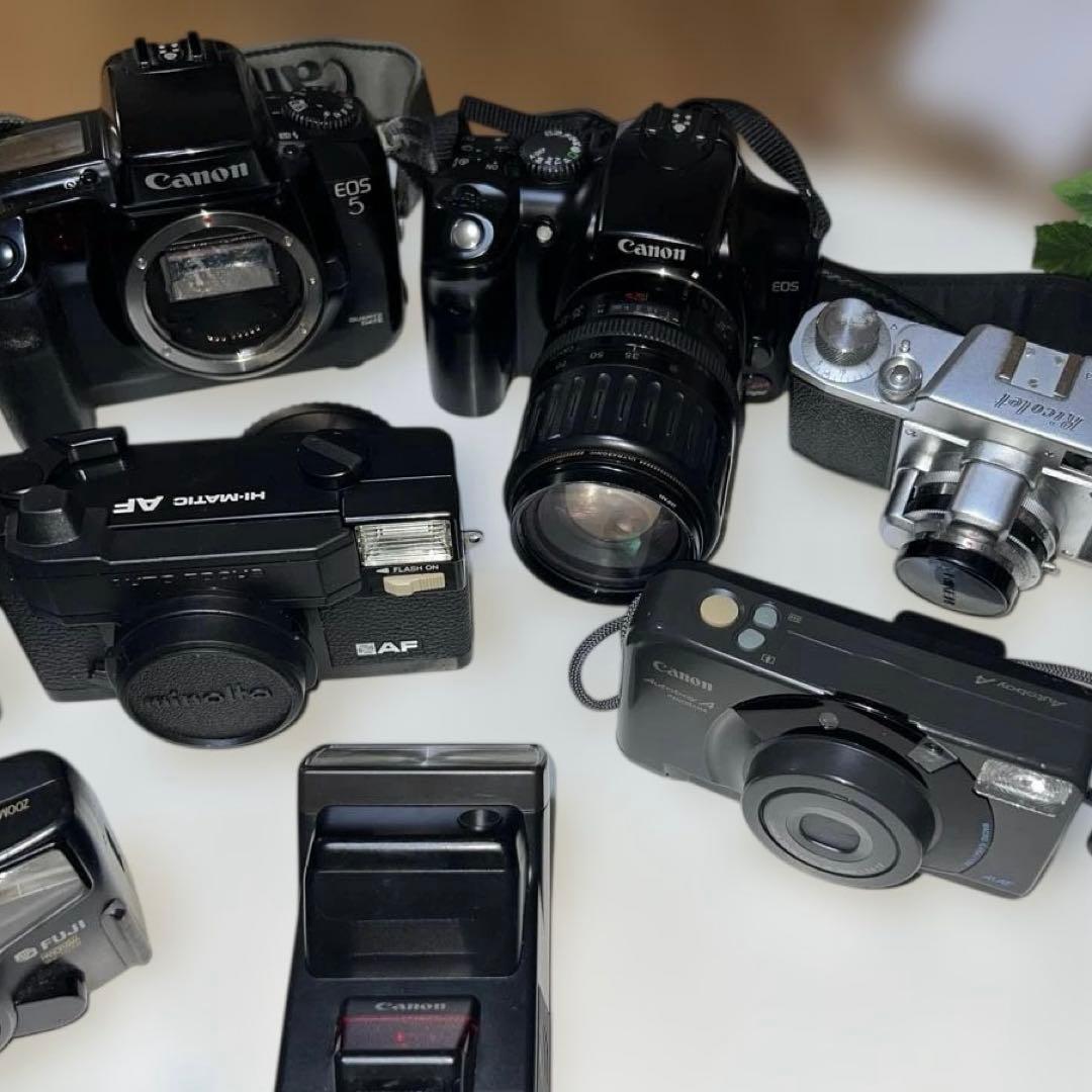 一眼レフ フィルムカメラ Canon 富士 ミノルタ まとめ売り ジャンク品