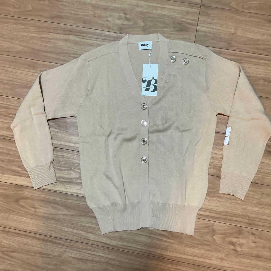 【新品タグ付】BIBIY. DINER CARDIGAN ビビィ ベージュ