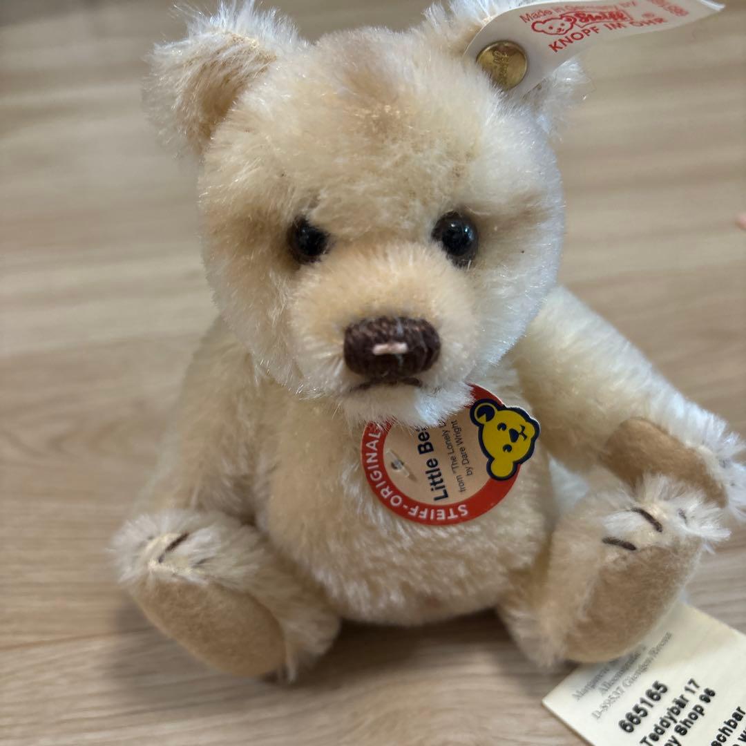 Steiff Little Bear クリーム色 ぬいぐるみ