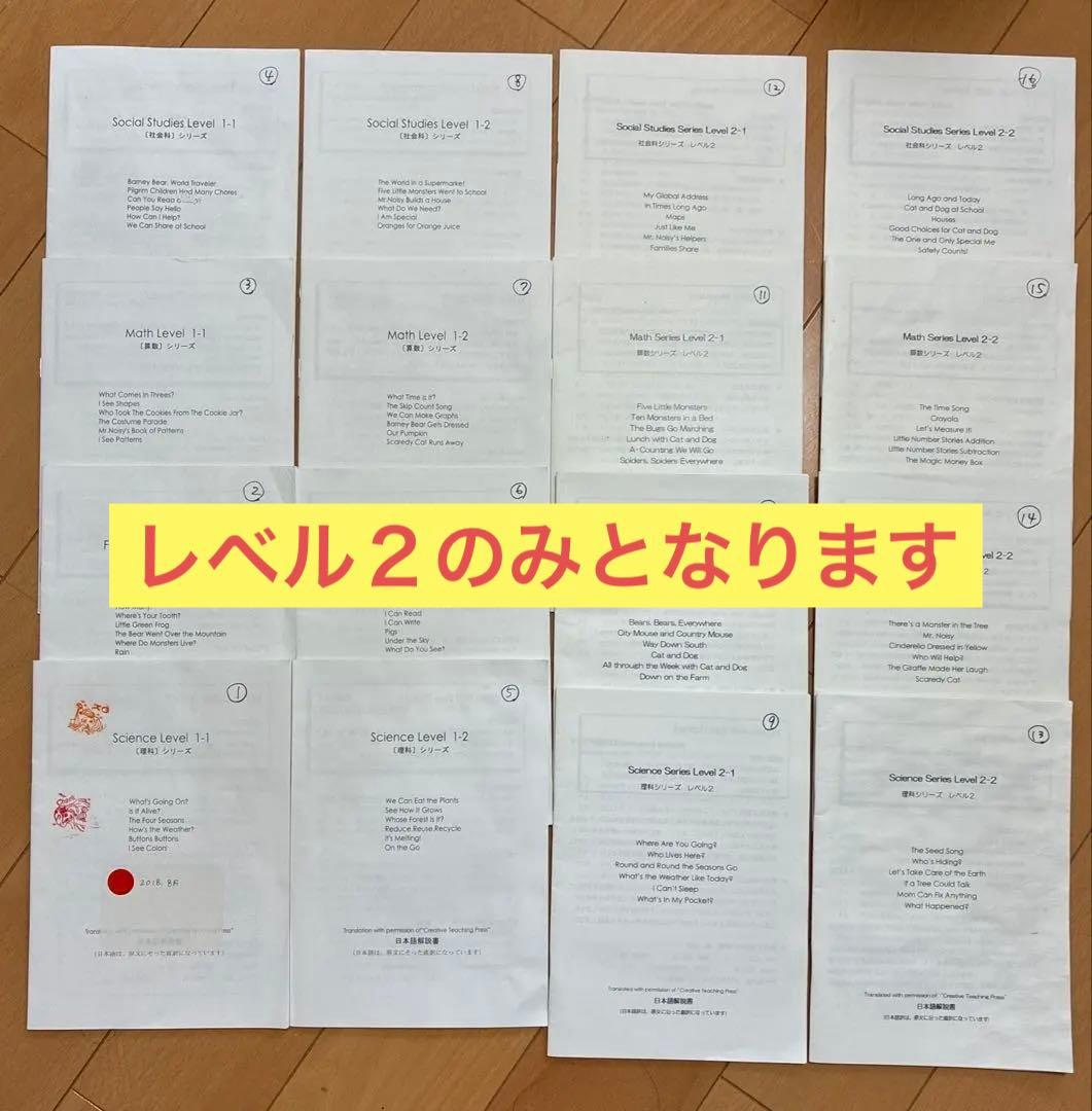 LearnToRead レベル２【Level2-1.2-2】