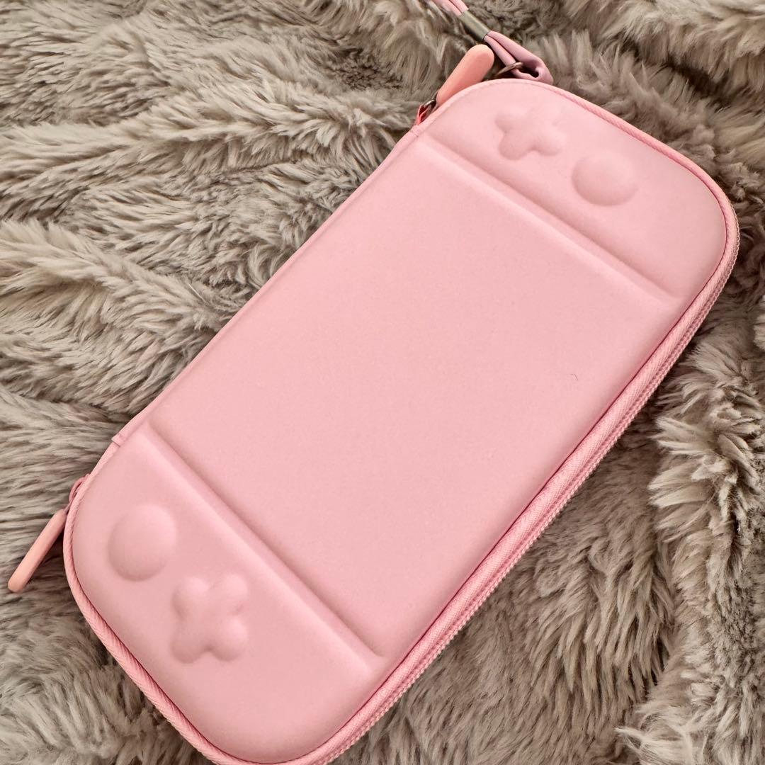 v*i様 Nintendo Switch Lite コーラルピンク 専用ケース付