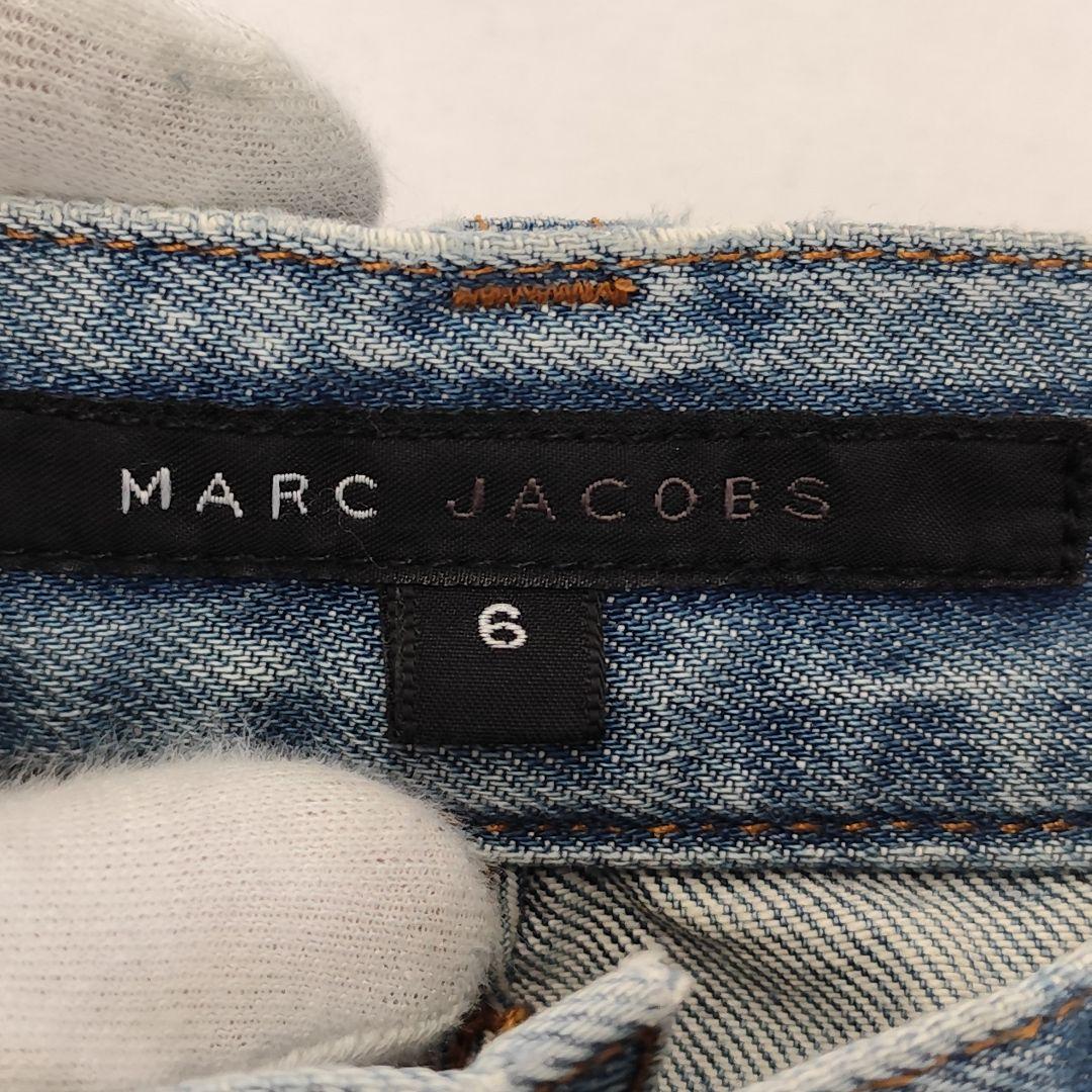 00s MARC JACOBS フレア ペインターデニム ベルボトム MJ刺繍