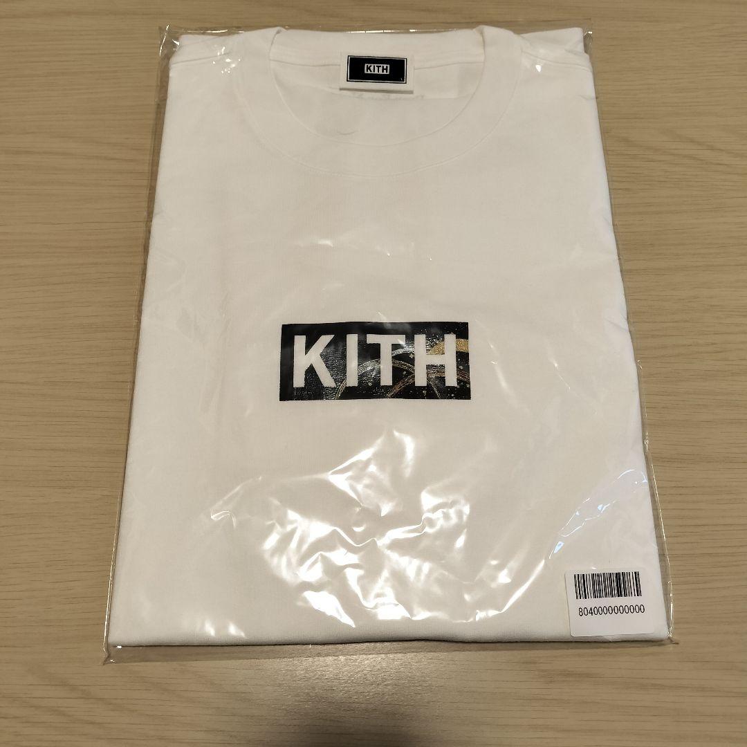KITH ホワイト 能登半島地震チャリティーTシャツ Pray For Noto