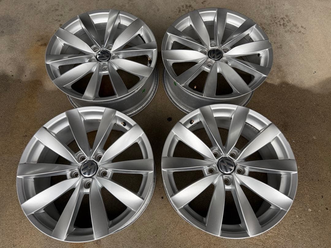 VW シロッコ純正18インチ 18x8J 112 5H +41 ゴルフ