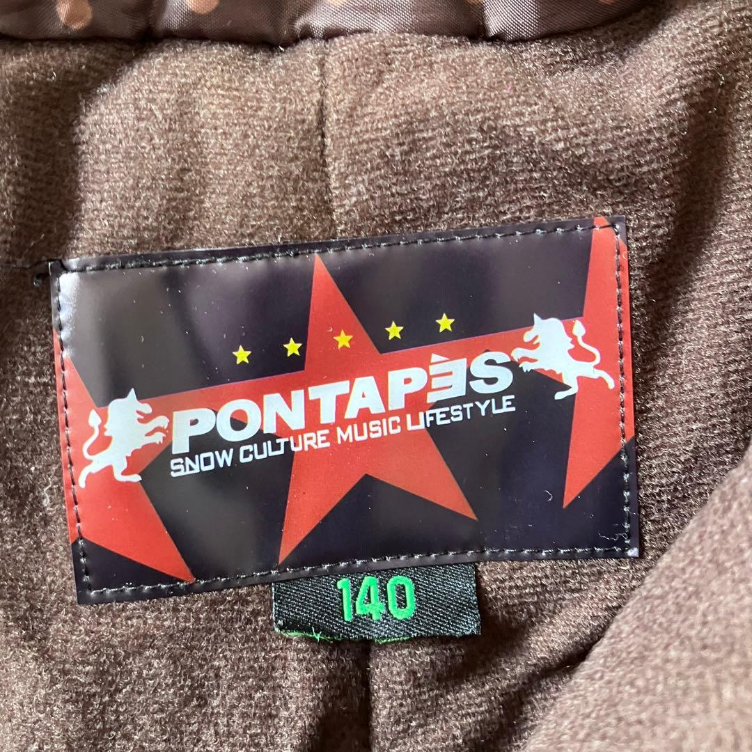 #i12✨PONTAPES✨スキーウェア 花柄 上下 140 女の子 雪遊び