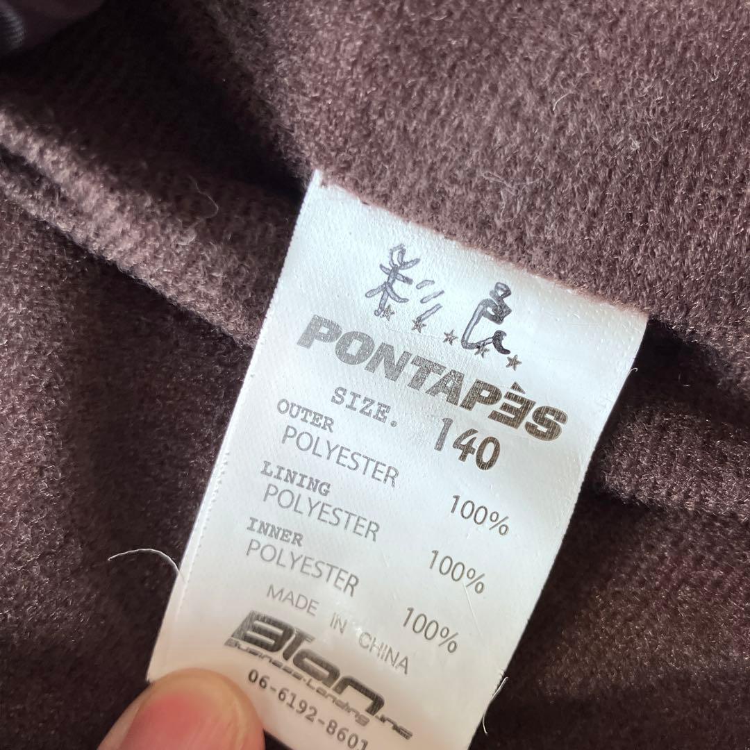 #i12✨PONTAPES✨スキーウェア 花柄 上下 140 女の子 雪遊び