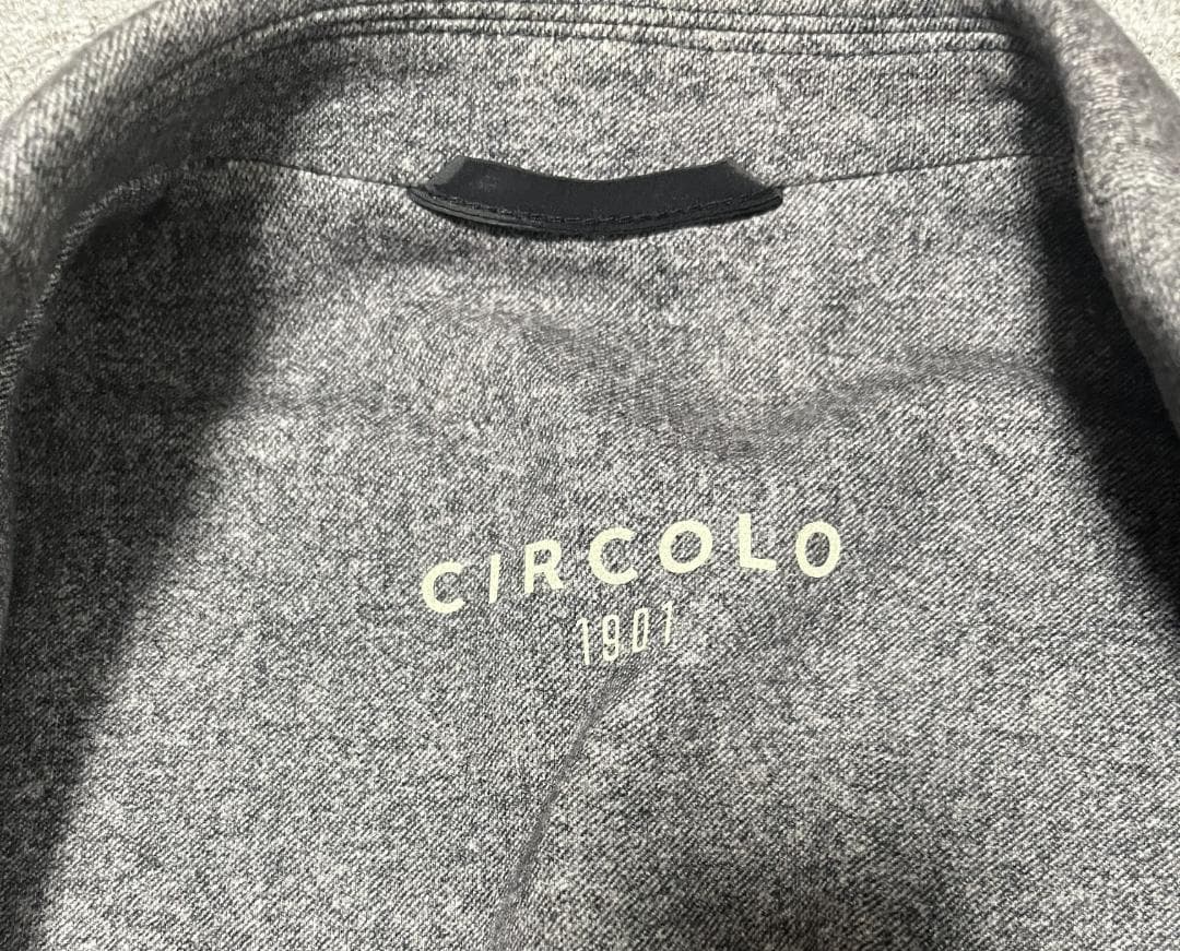 美品!CIRCOLO1901 フランネル ジャージー 裏起毛 グレー 50サイズ