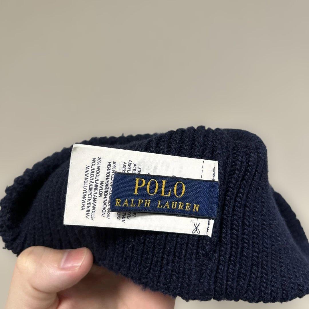 ポロベアー Polo Ralph Lauren ニット帽 ネイビー