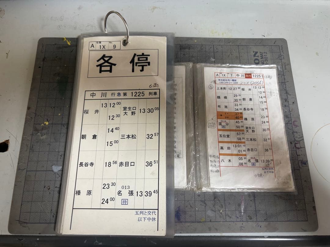 近鉄スタフ 名張列車区 1X仕業