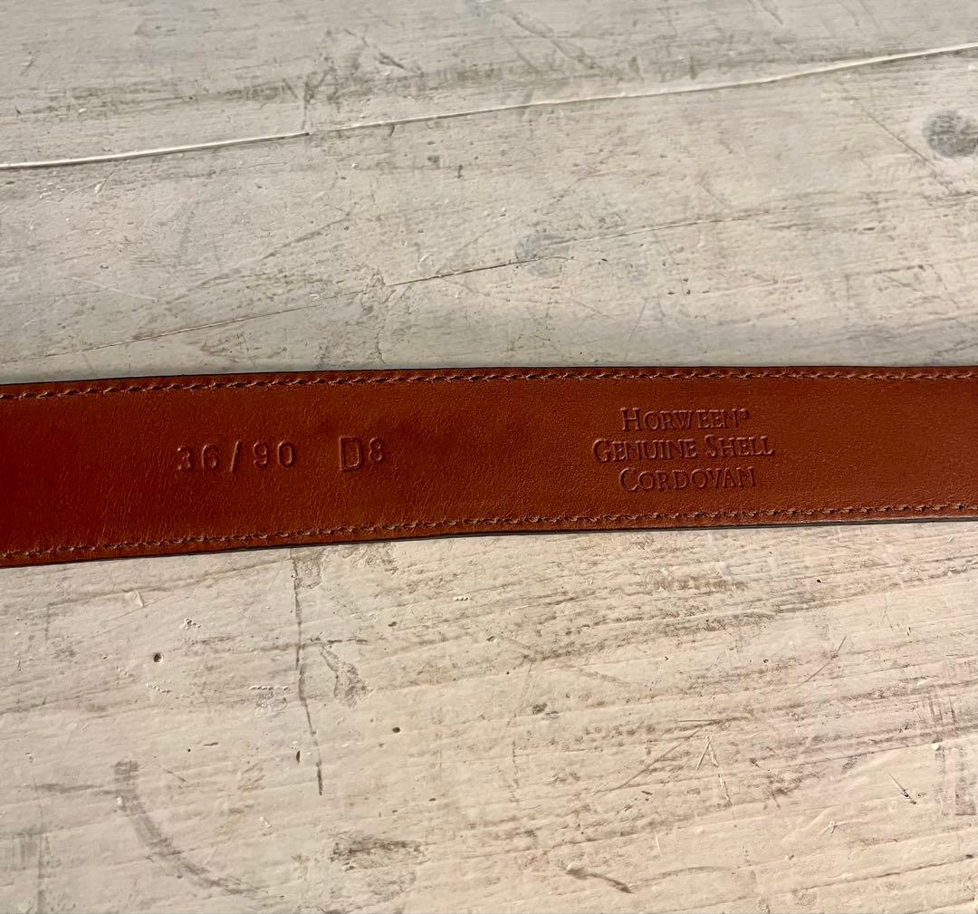 小物 BROOKS BROTHERS BELT Shell Cordovan