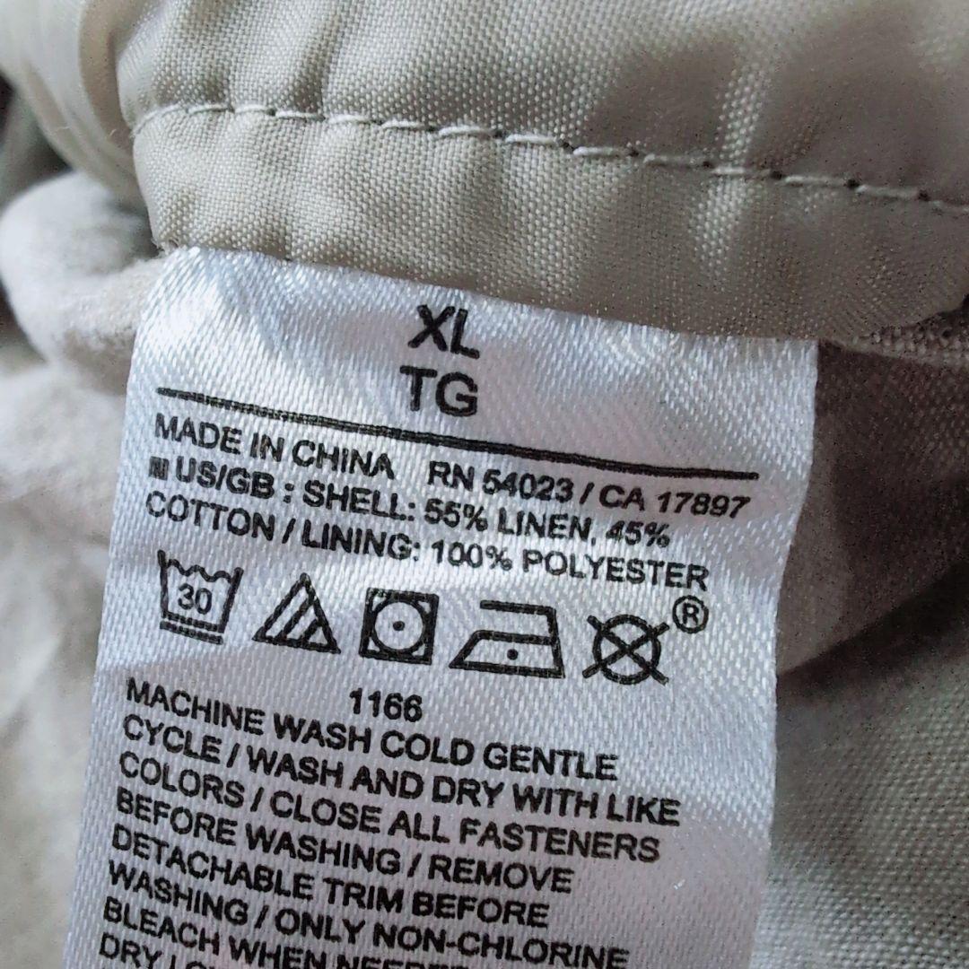 【極美品】短丈　スイングトップ　ベージュ　XL　BANANAREPUBLIC　麻