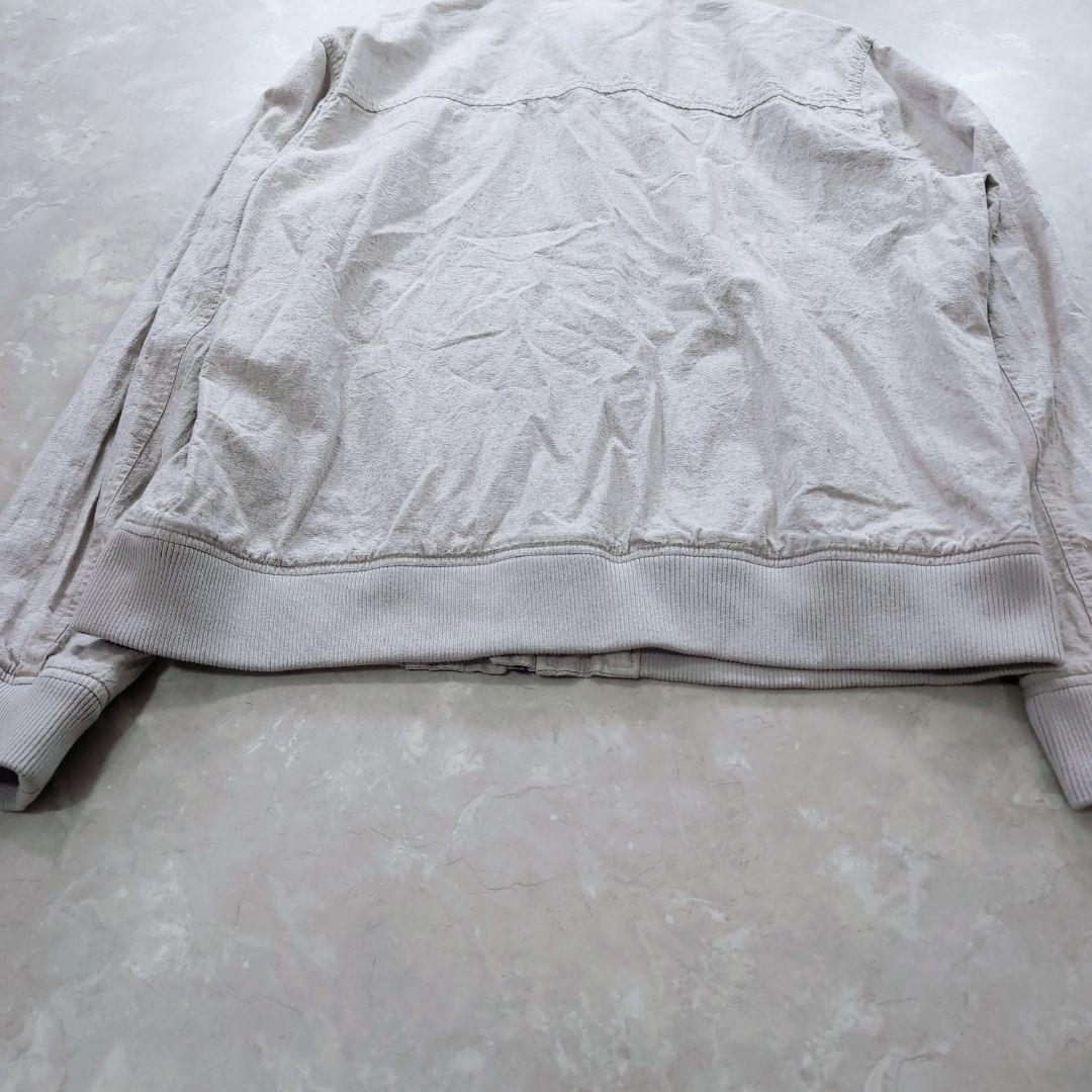 【極美品】短丈　スイングトップ　ベージュ　XL　BANANAREPUBLIC　麻