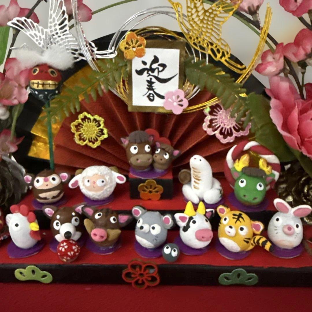 どんぐりアート♡2026年度お正月オブジェ♡