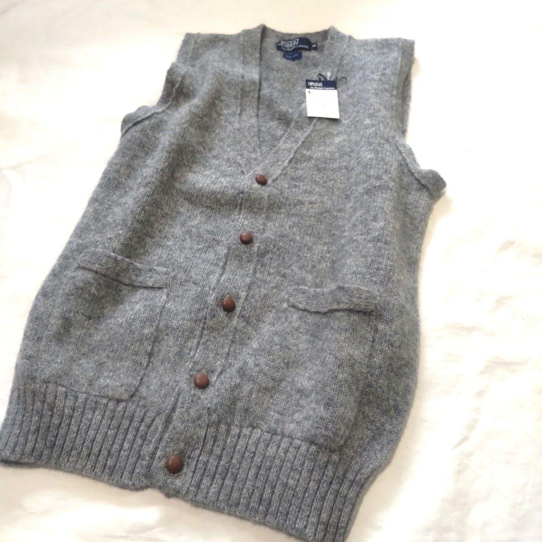 新品 М PORO by RalphLauren ウール ベスト ラルフローレン
