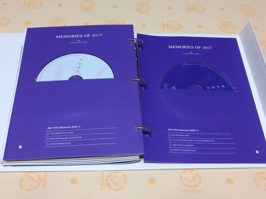 BTS memories　Blu-ray 2017 2018 2019 2020