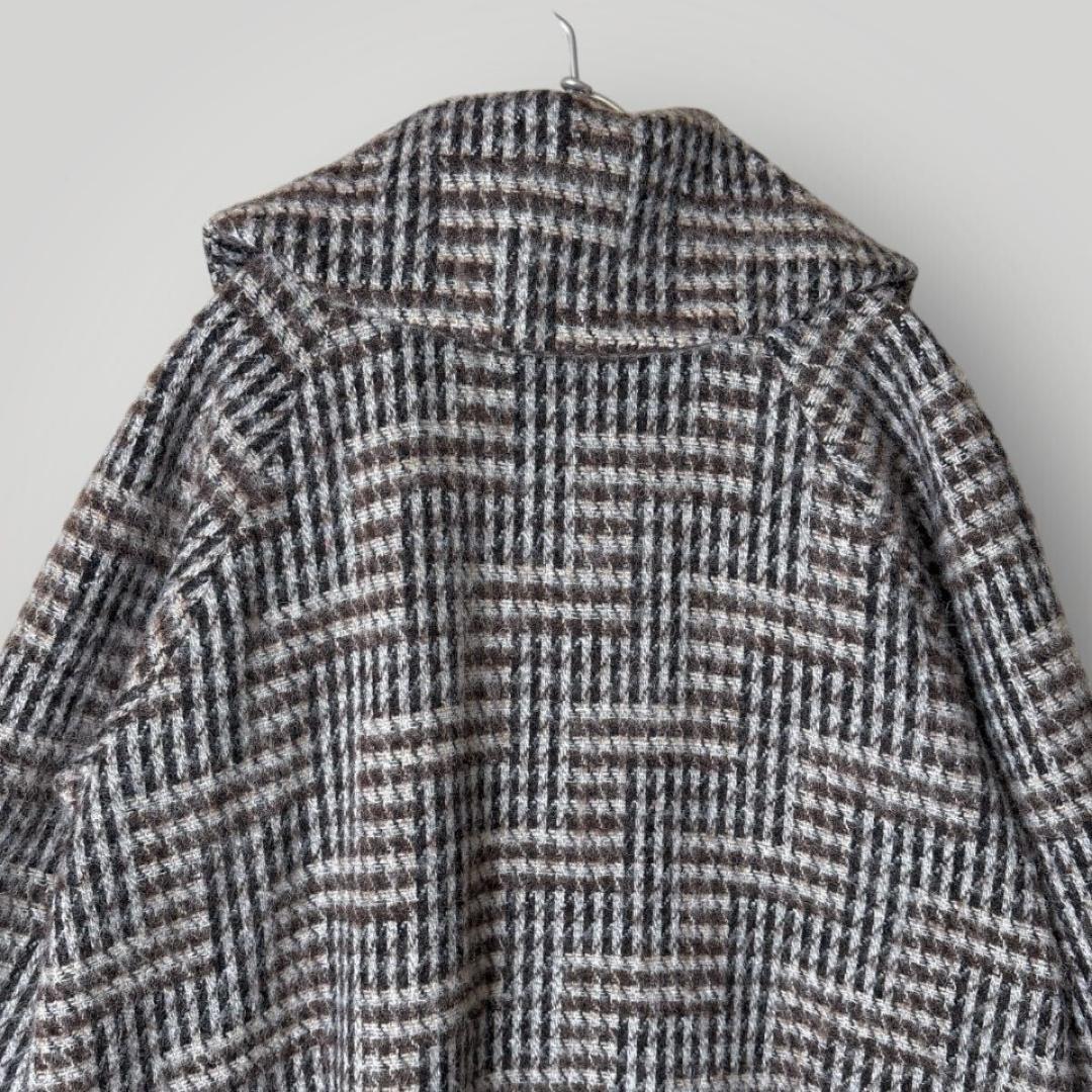 Cotton House Aya コットンハウスアヤ 起毛 チェックロングコート