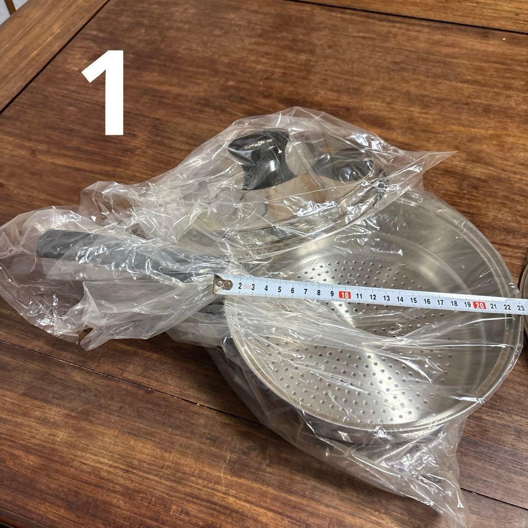 ウイスコ　4点　インコア　INKOR ステンレス　鍋　フライパン　新品　未使用
