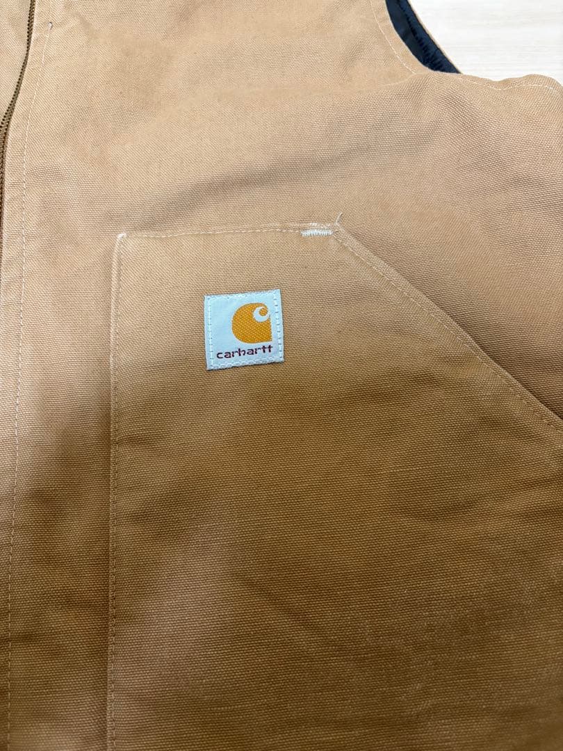USA製 Carhartt Duck Vest VQ186 M size 腰ゴム