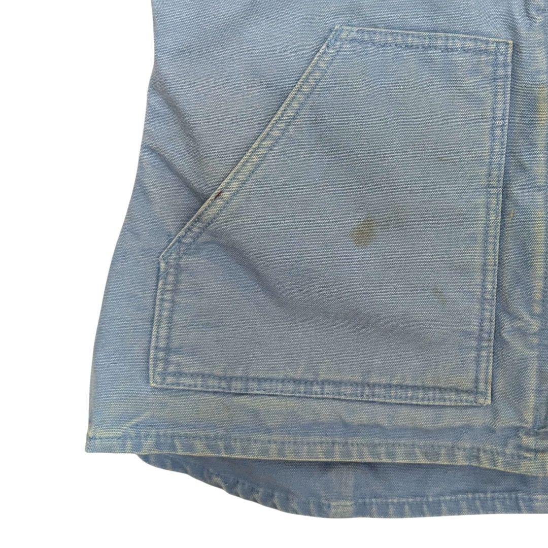 Carhartt 裏ボア ダックベスト スカイブルー 水色 USA生地