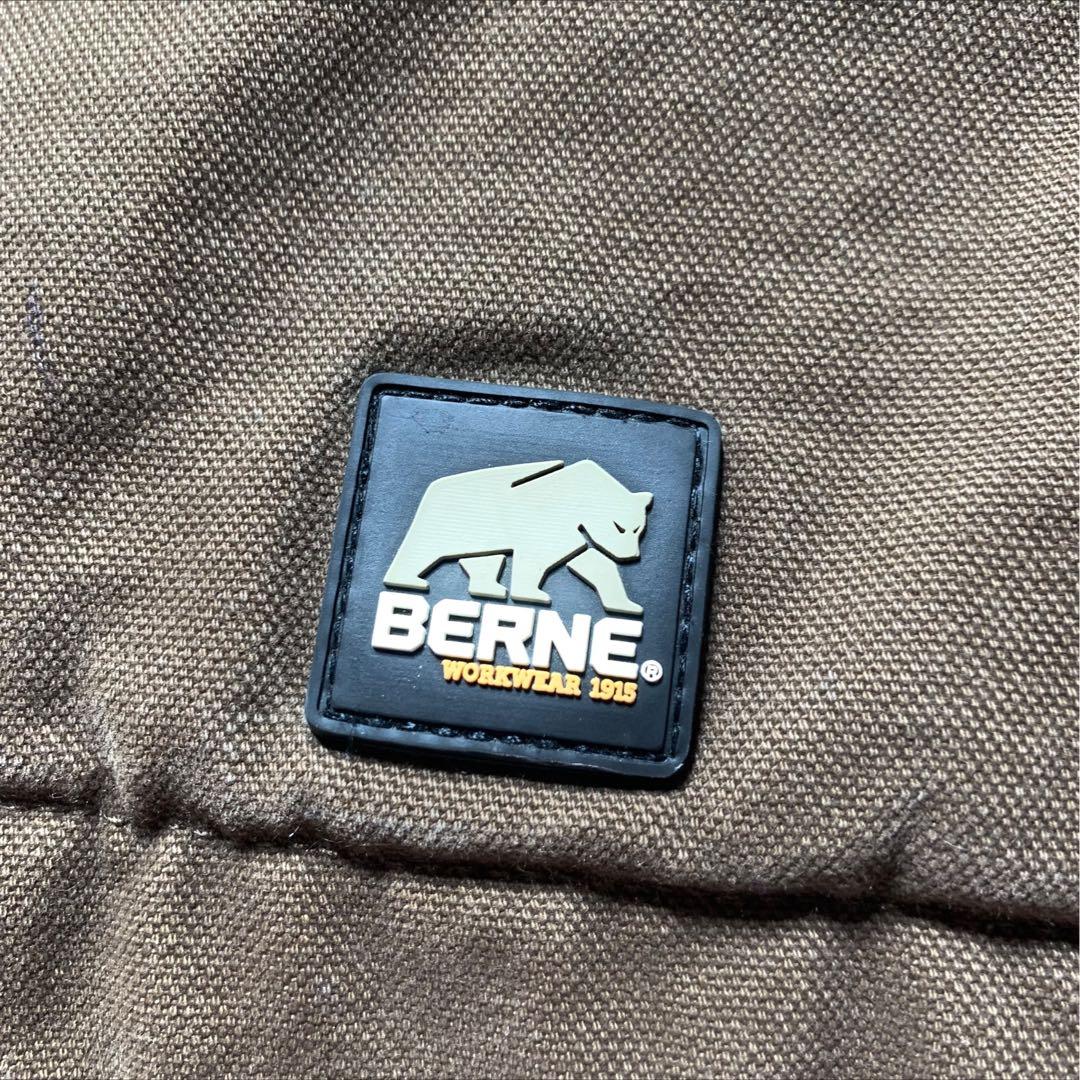 【えびちゃん 】BERNEデトロイト企業刺繍ロゴダック地ワークジャケット