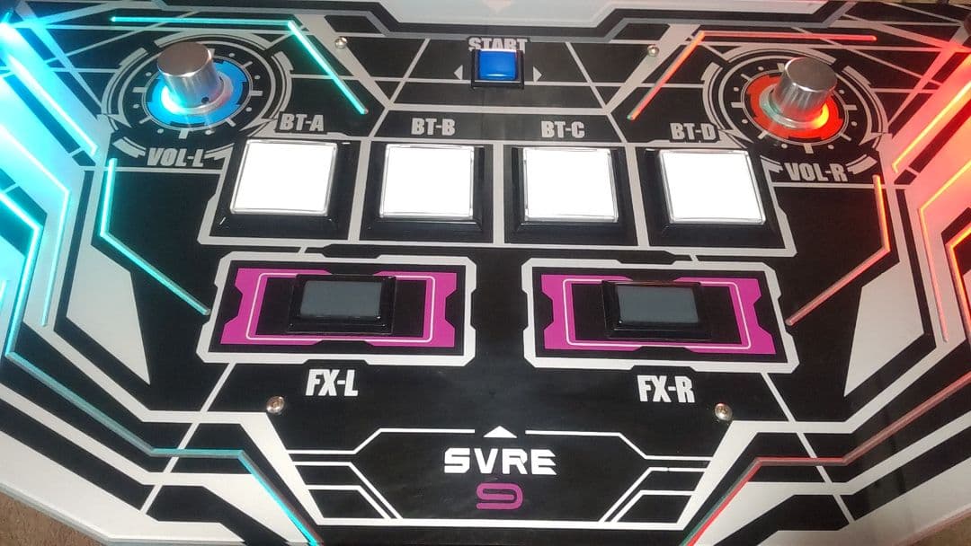 サウンドボルテックス DAO SVRE9 三和ボタン 静音化 完動品