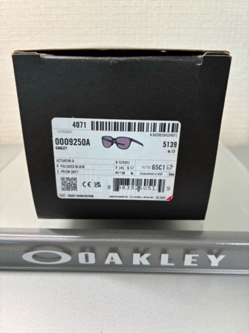 アクチュエーター ACTUATOR (A) ポリッシュブラックOAKLEY 新品