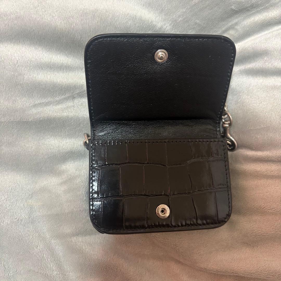【BALENCIAGA】 チェーン 付き 三つ折り財布