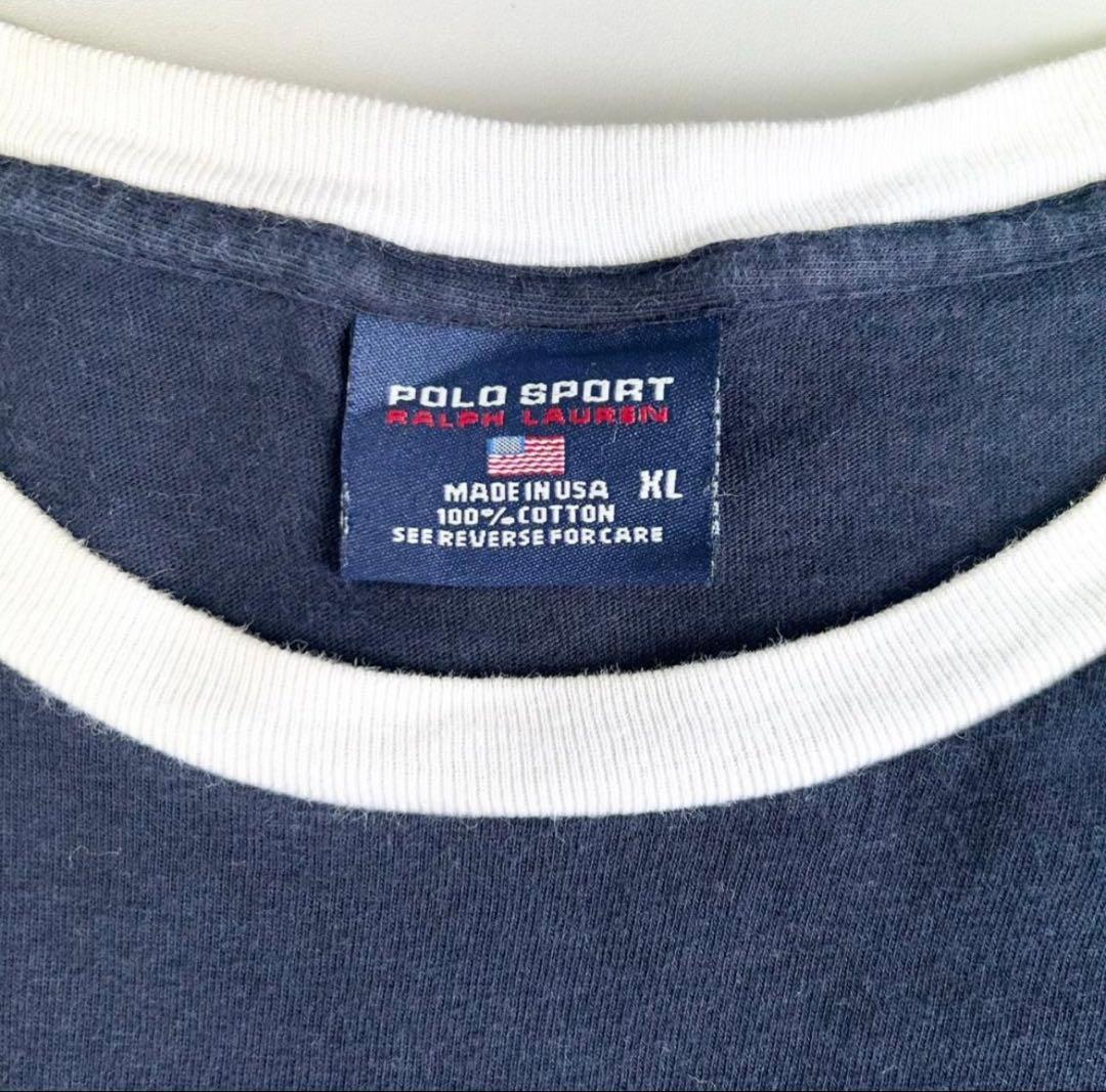 USA製　polosport ポロスポーツ　Tシャツ　シングルステッチ