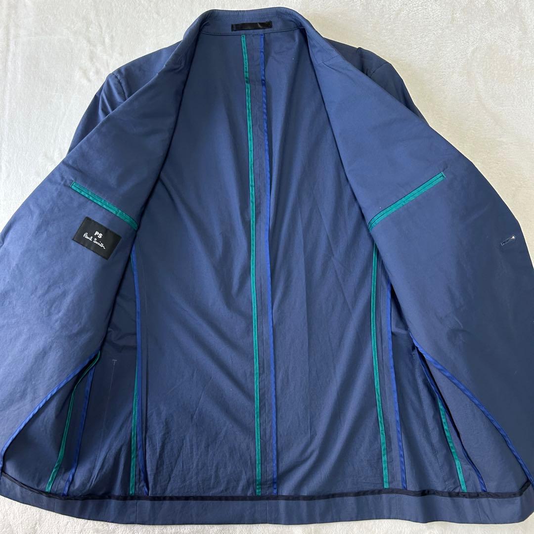 美品 ポールスミス ストレッチ テーラードジャケット XL シングルセットアップ
