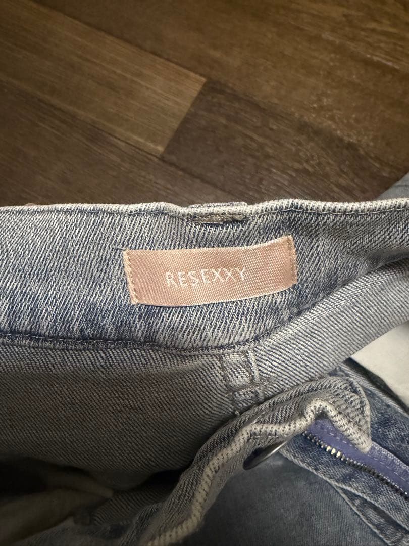 RESEXXY カットアウトリボンデニム M