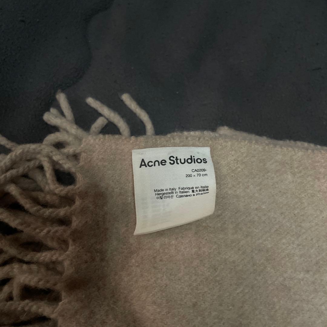 【nari】Acne Studios フリンジウールスカーフ マフラー