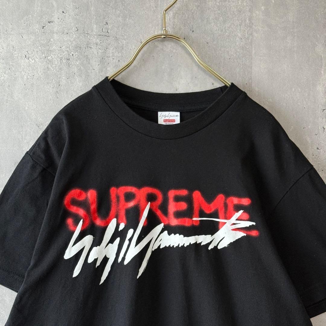 シュプリーム ヨウジヤマモト ロゴTシャツ ブラック S 人気 完売 美品
