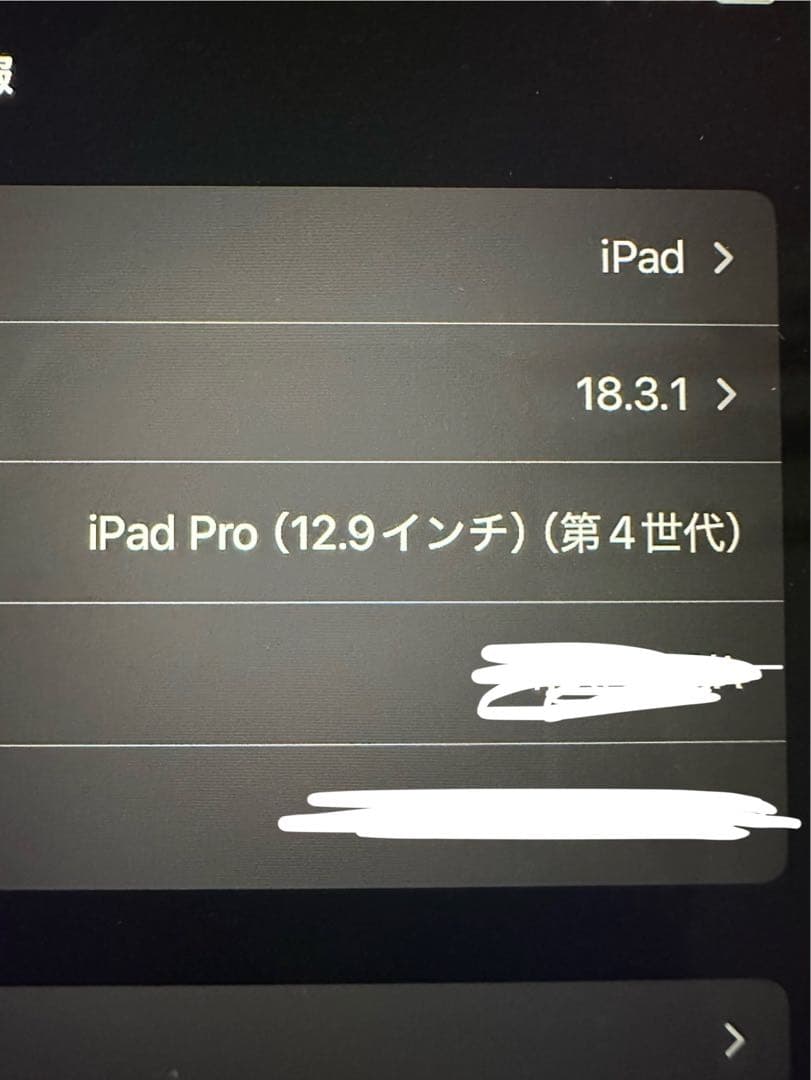 iPad Pro 12.9インチ　第4世代