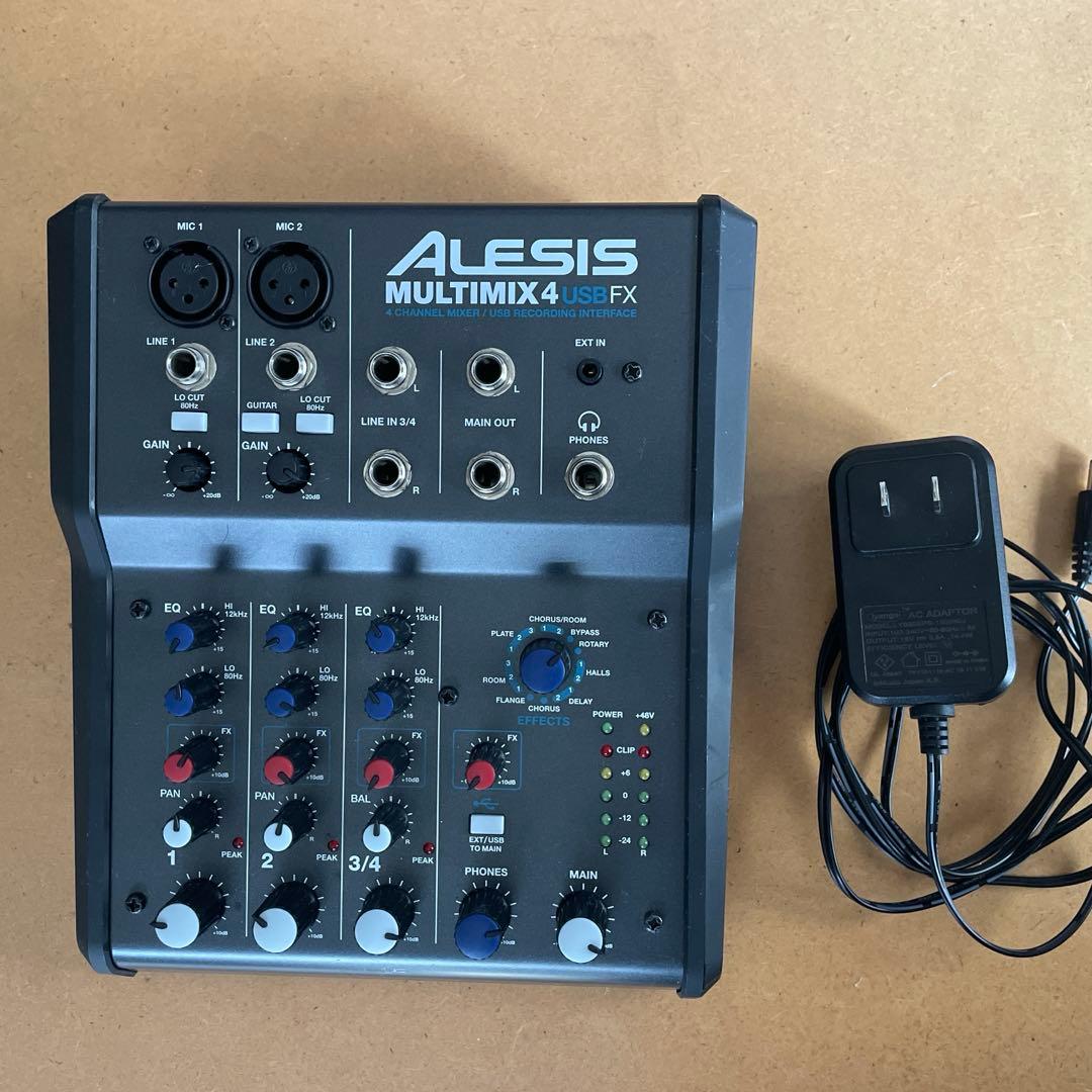 MultiMix 4 USB FX エフェクト＆USB 4チャンネルミキサー