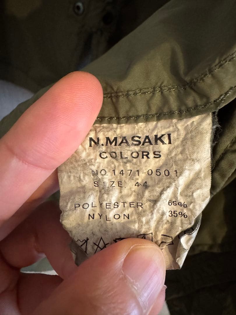 PAZZO N.MASAKI COLORSモッズコート