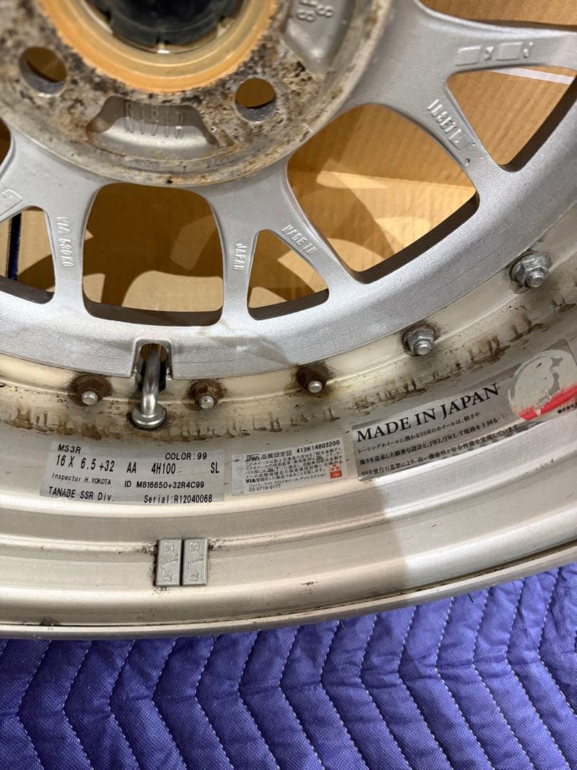 SSR MS3 16インチ4H100 6.5j +32(SL)+26(NR)