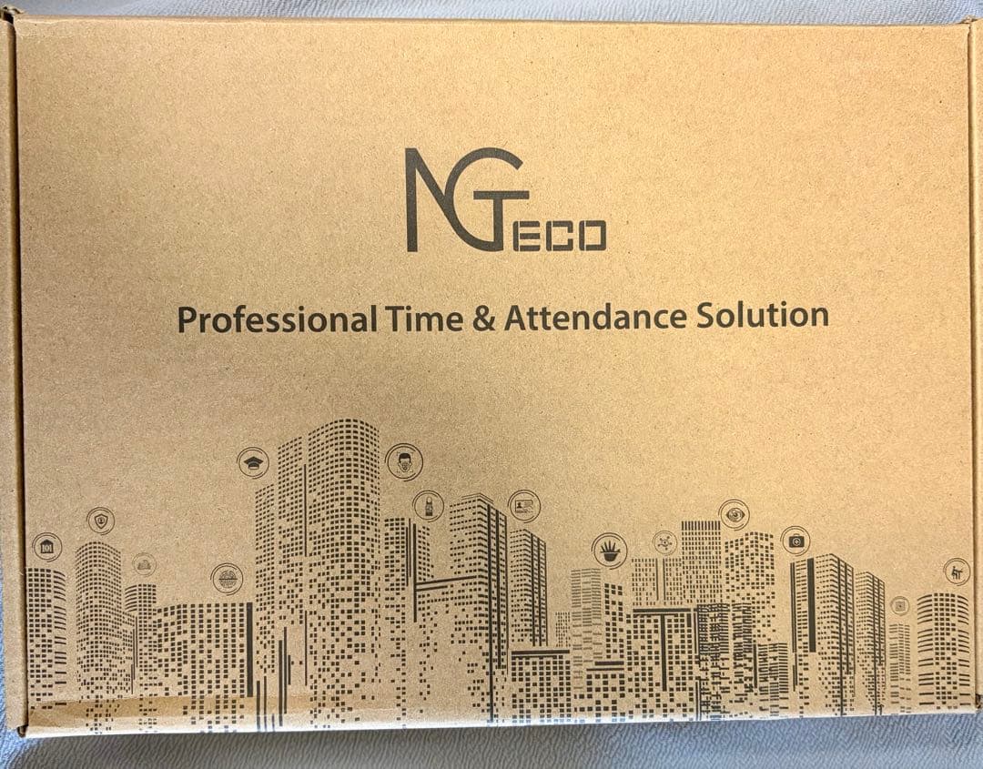 NGTeco タイムレコーダー 指紋認証 勤怠管理 USBデータ転送対応