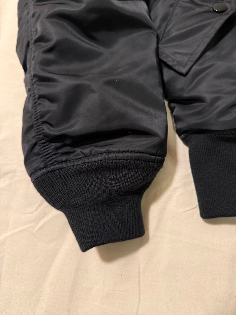 n*i様 nonnative ALPHA CUSTOM MA-1 BLACK L