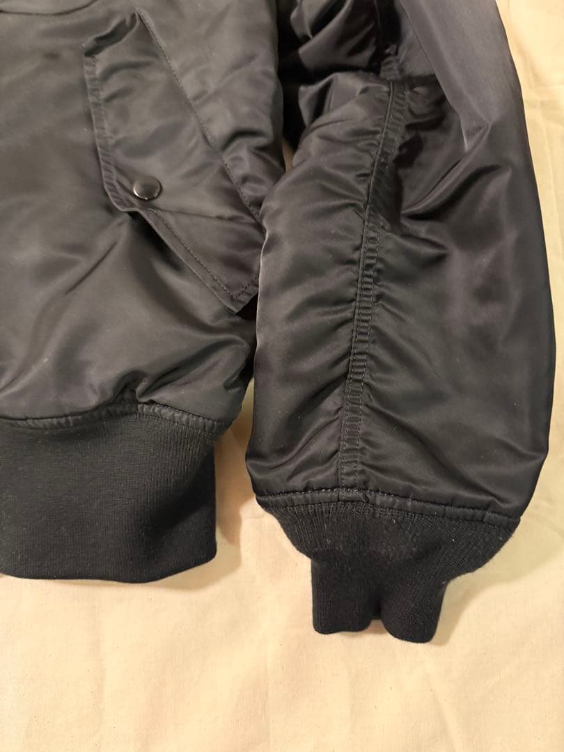 n*i様 nonnative ALPHA CUSTOM MA-1 BLACK L